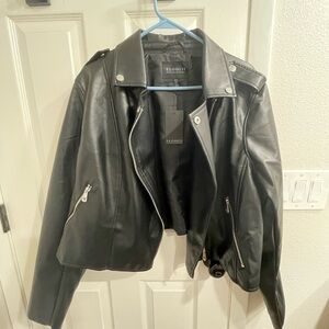ELOQUII Faux Leather Moto Jacket NWT Size 22/24